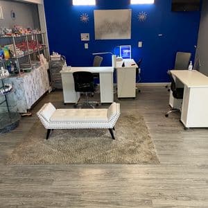 Nail Tech Station and Pedicure Chair