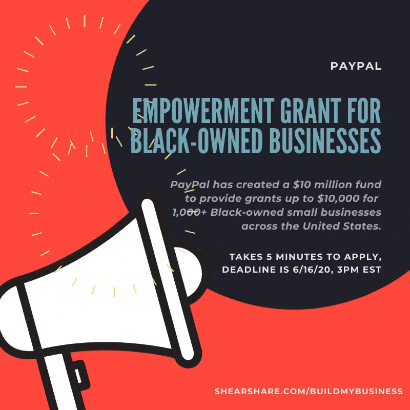 Paypal empowerment grant for Black-owned businesses