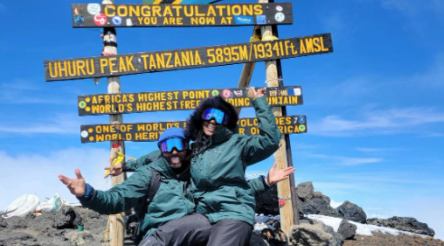 Black Americans climbed Mount Kilimanjaro